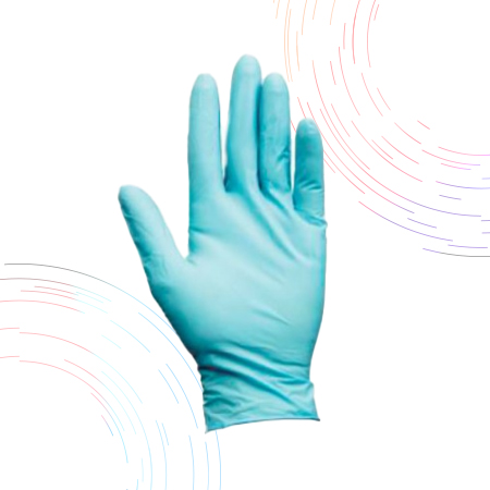 Guante de nitrilo sin polvo